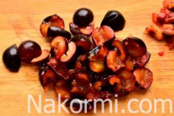 Classic cherry plum tkemali sauce