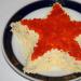 Královský salát - recept Mrkvová roláda s červenou rybou